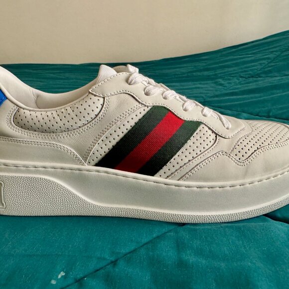 Gucci Chunky GG Web Sneaker 'White Blue' - Picture 2 of 9